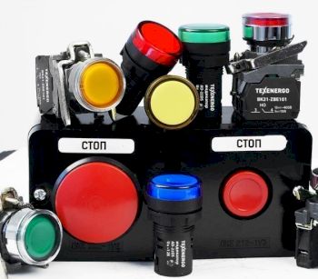 Арматура светосигнальная AD22DS(LED)   36В AC/DC d22  желтая    Texenergo