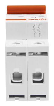 Автоматический выключатель ВА47-29 2п    5А    6кА Texenergo хар-ка С