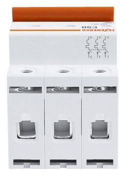 Автоматический выключатель ВА47-29 3п   50А   6кА Texenergo хар-ка С