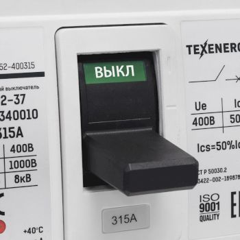 Автоматический выключатель ВА52-37 NM6-340010 315А Texenergo