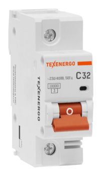 Автоматический выключатель ВА67-100 1п  32А  10кА Texenergo хар-ка C
