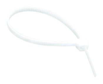 Кабельная стяжка (хомут)   5,0х450 мм     нейлон       белый ( 100шт в уп.)