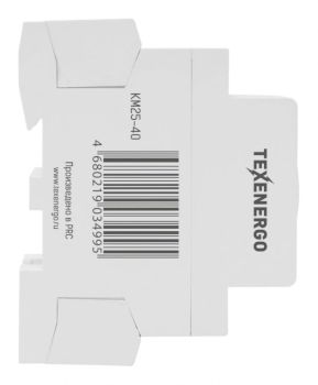 Контактор модульный КМ25-40  25А  4НO  230В Texenergo