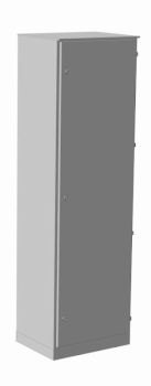 Корпус ВРУ-1 2000х1200х450  IP54  RAL 7035 цельнометаллический двустворчатый