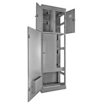 Корпус ВРУ-3 1800х630х450  IP31 без б/п  RAL 7035 серый с отсеком под рубильник TEXENERGO