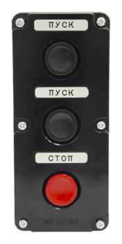 Пост кнопочный ПКЕ 112-3 У3 IP40   (карболит)  ГОСТ