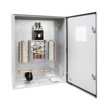 Пункт распределительный ПР11 навесной (ввод 3ф 400А / отх. 3ф   80А-4шт  силовые, 63А -  4шт. модульные) IP54