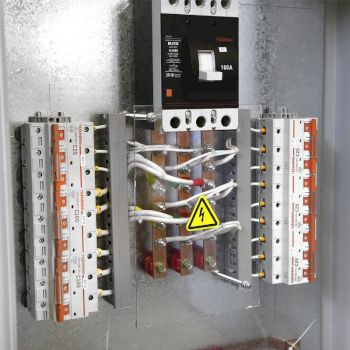 Пункт распределительный ПР11 навесной (ввод 3ф 400А / отх. 3ф   80А-4шт  силовые, 63А -  4шт. модульные) IP54