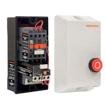 Пускатель магнитный ПМЛ 1210-12  230В  12А    У2 Б  РТЛ 1004-М2 (0,4-0,63А)    Теxenergo