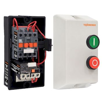 Пускатель магнитный ПМЛ 1220-12  400В  12А    У2 Б  РТЛ 1016-М2 (9,0-13,0А)    Теxenergo