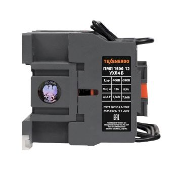 Пускатель магнитный ПМЛ 1500-12   24В  12А  2з  УХЛ4 Б   Теxenergo