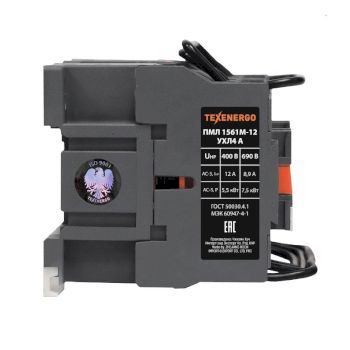 Пускатель магнитный ПМЛ 1561М-12  110В  Исп."А"  12А  2р  Теxenergo