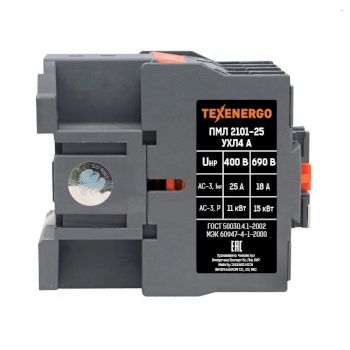 Пускатель магнитный ПМЛ 2101-25  230В  Исп."А"  25А  1р  Теxenergo
