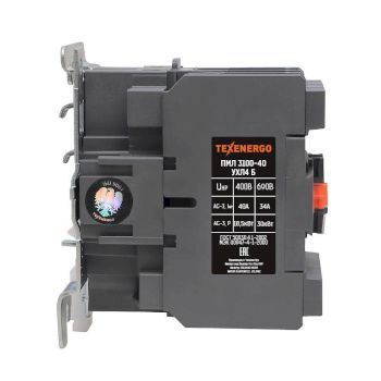 Пускатель магнитный ПМЛ 3100-40  400В  40А  1з+1р  УХЛ4 Б   Теxenergo