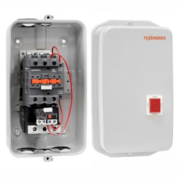 Пускатель магнитный ПМЛ 3210-40  400В  40А  1з+1р  У2 Б   РТЛ 2055-М2 (30-40А)  Теxenergo