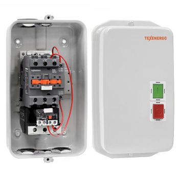 Пускатель магнитный ПМЛ 4220-65  230В  65А  1з+1р  У2 Б   РТЛ 2053-М2 (23-32А)  Теxenergo
