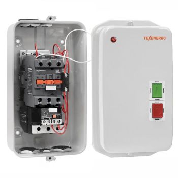 Пускатель магнитный ПМЛ 4230-65  110В  65А  1з+1р  У2 Б   РТЛ 2061-М2 (55-70А)  Теxenergo