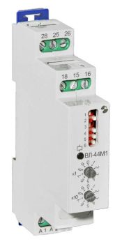 Реле времени ВЛ-44М1  0,1сек-99час, 2 переключающих, 8А, универсальное питание