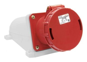 Розетка 135 стац. ОУ 3Р+PE+N  63А  380В     IP54