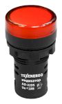 Арматура светосигнальная AD22DS(LED) 110В AC/DC d22  красная  Texenergo