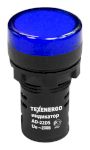 Арматура светосигнальная AD22DS(LED) 230В AC/DC d22  синяя        Texenergo