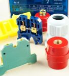 Клеммный зажим ЗНИ - 35мм   серый