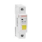 Лампа сигнальная на DIN-рейку ЛС-47 желтая  LED