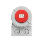 Розетка 1342 стац.  ОУ 3P+PE         63А  380В  IP67