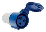 Розетка 223 переносная 2Р+PE       32А  220B  IP44