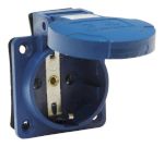 Розетка панельная РП10-3 с/у с защитной крышкой 2Р+РЕ 16А 250В  IP54