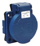Розетка панельная РП10-3 с/у с защитной крышкой 2Р+РЕ 16А 250В  IP54